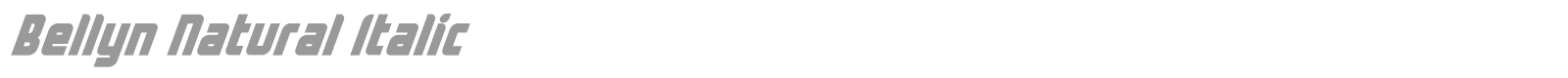 Bellyn font preview